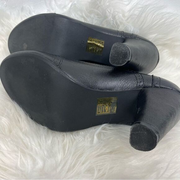 Jeffrey Campbell | Oxford heel bootie 7 US (37)front lace up,black 3 1/2” heel - Picture 7 of 8